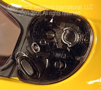 HJC CL-SP Visor Opening Mechanism