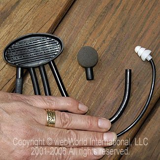 Junction box, speaker tip and ear plug