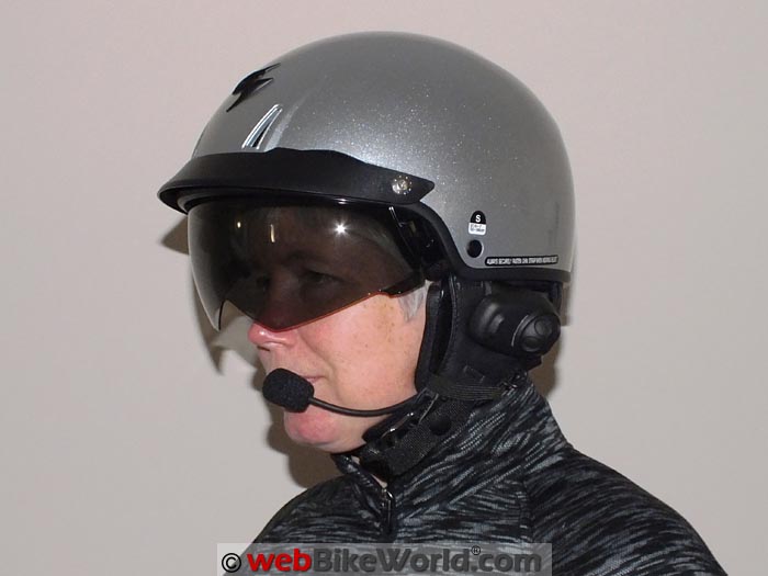 Sena SPH10H-FM Installed on Scorpion EXO-C110 Helmet