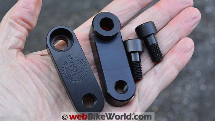 Motowerk Mirror Extenders Kit Contents