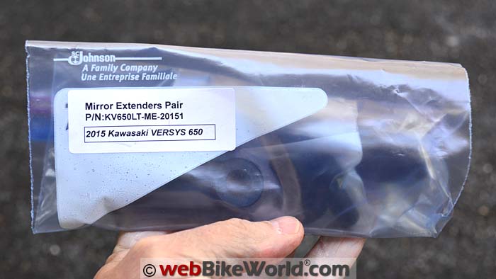 Motowerk Mirror Extenders Kit