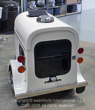 Motorcycle Pet Carrier - Rear View