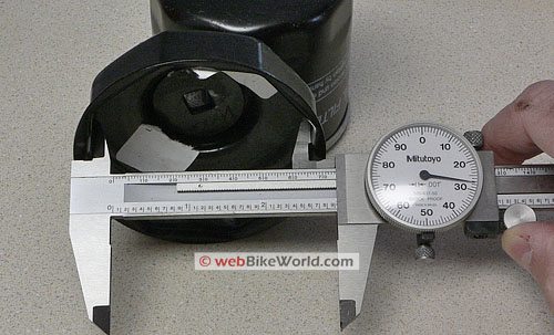 Ducati oil filter cap wrench measurement