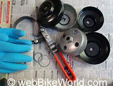 Selection of Oil Filter Removal Tools