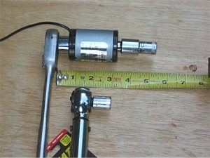 Torque wrench sizes