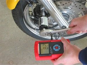 Sears Electronic Torque Wrench in use.