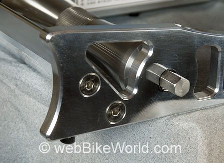 Detail of Corner - Easy Wheeler Motorcycle Wheel Roller