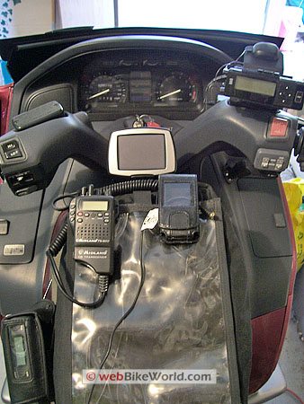 Garmin c330 Mounted on fuel tank