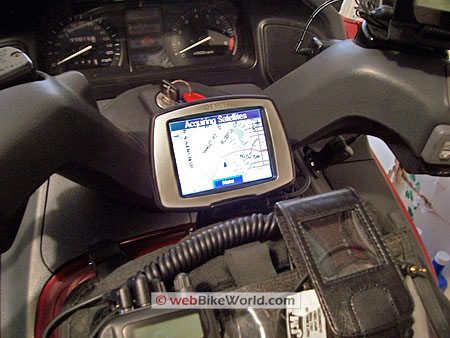 Garmin c330 on Motorcycle