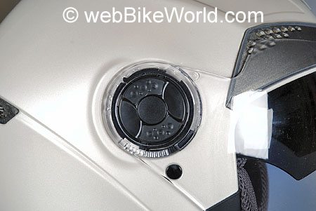 Dainese Jet Stream Tourer Helmet - Visor Rotating Mechanism