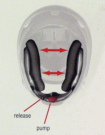 Scorpion EXO-1000 HelmetPump Cheek Pad Air Pump System