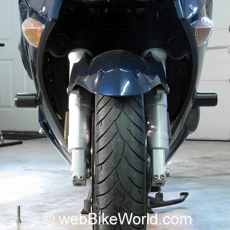 Motorcycle shop frame sliders