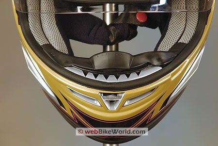 KBC Force RR Helmet - Chin vents