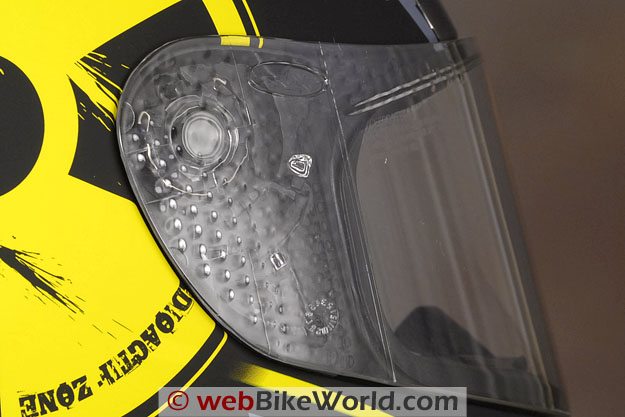 KBC Tarmac - Dimples on Visor