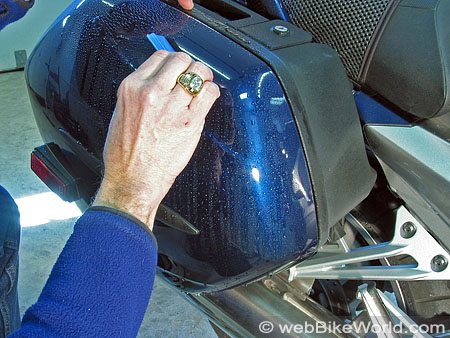 Applying the Tankslapper Motorcycle Paint Protection Kit