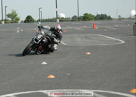 Circular knee down training