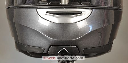 HJC FS-MAX - Chin Vent and visor release lever