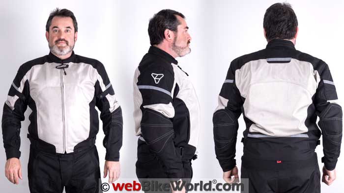 Pilot Direct Air Jacket V3 Front Rear Views