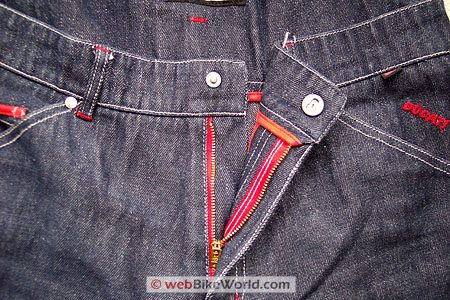 Esquad Jeans - Close-up of fly and waist