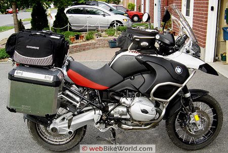 Marsee ZIPP Bag - Mounted on BMW R1200GS