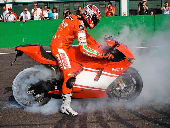 Ducati Desmosedici Burnout