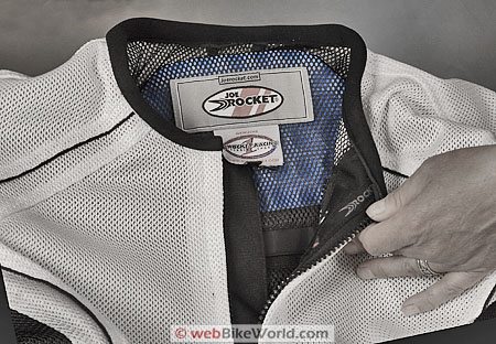 Joe Rocket Phoenix 4.0 Jacket - Collar and Zipper