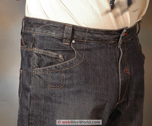 SHIFT Lodown Motorcycle Jeans - Front Waist
