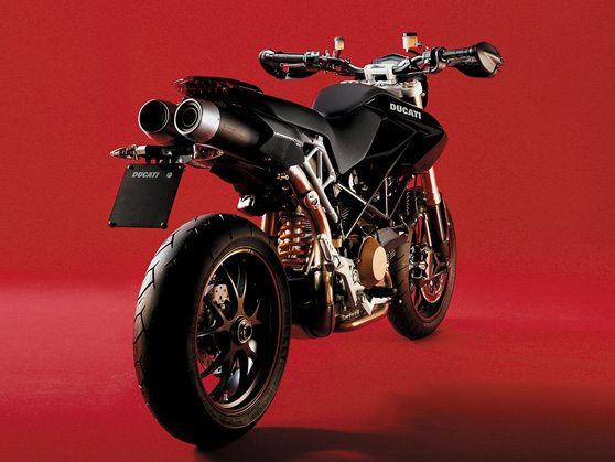 2008 Ducati Hypermotard - Rear View