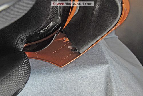 Caberg Trip - Metal Hooks to Latch Flip-up Visor