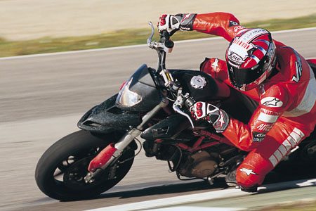 Ducati Hypermotard on the Track