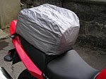 Rapid Transit Motorcycle Tail Bag - Silver Rain Cover