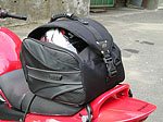 Rapid Transit Motorcycle Tail Bag - Rear View