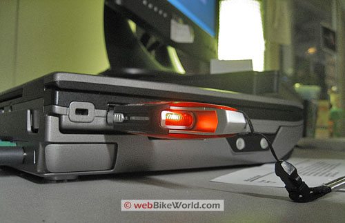 SanDisk Ducati Extreme USB Flash Drive - Rear Light Glows When Drive is Active