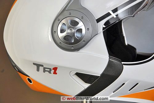 Airoh TR1 Motorcycle Helmet - Visor Rotating Mechanism