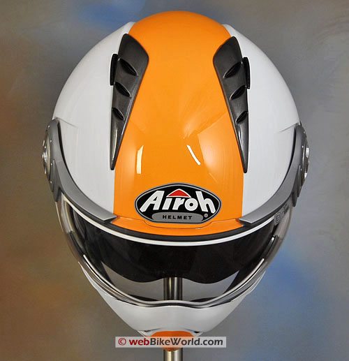 Airoh TR1 Motorcycle Helmet - Top View and Vents