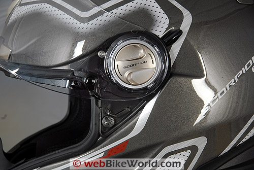 Scorpion EXO-1000 Visor Rotating Mechanism