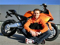 Stefan Nebel, KTM RC8 Test Rider