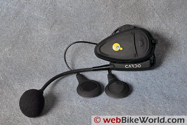 Cardo Systems Scala Rider TeamSet Motorcycle Bluetooth Intercom Comfort Kit