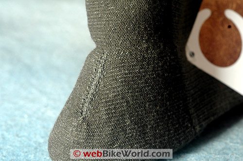 Close-up of Fabric on Roadgear Coconut Socks