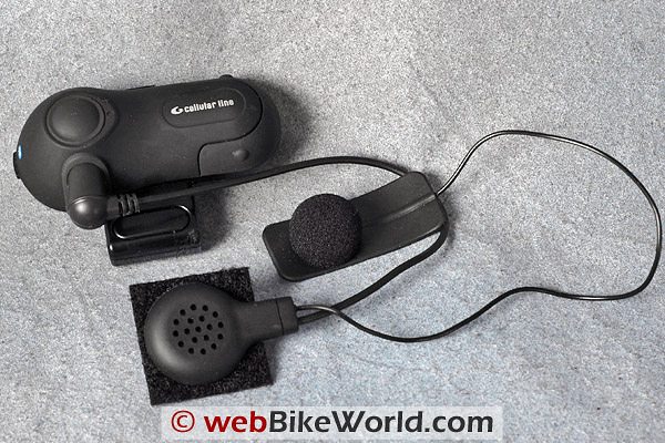 Interphone Motorcycle Bluetooth Intercom Comfort Kit