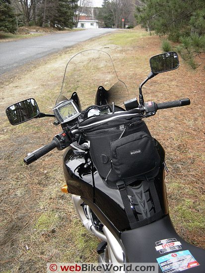 Givi D 405 ST Windscreen, Rear View