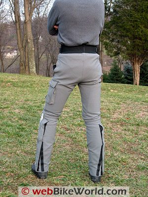 Cycleport Police Kevlar Pants - Rear View