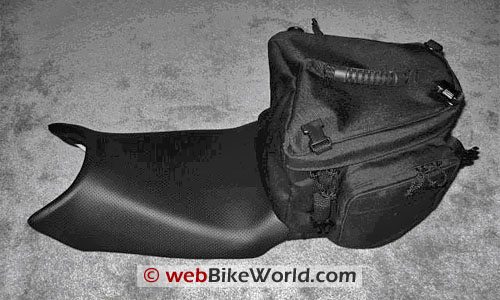 Luggage Locker Elite Seat Sack Motorcycle Tail Bag - On Seat