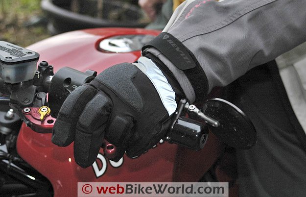 Warmthru Battery Heated Gloves - On the Motorcycle