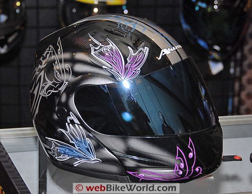 Akuma women's flip-up helmet