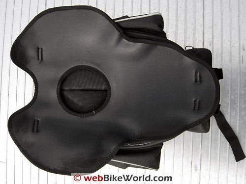 FAMSA 260 Tank Bag and Panniers - Bottom View, Tank Pad