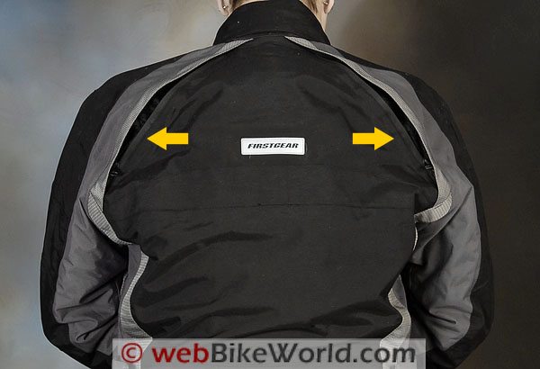 Firstgear TPG Rainier Jacket - Rear Vent