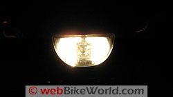 Motorcycle Standard Halogen Light - Low Beam