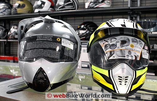 Zeus ZS-2100 B Helmet Compared to Arai XD3