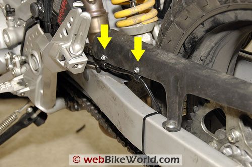 Cameleon Motorcycle Chain Oiler - Second Installation